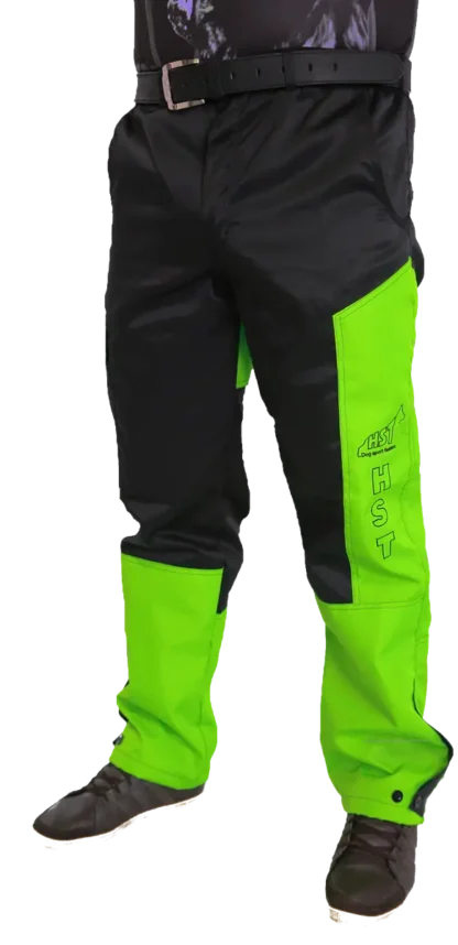 Pantalon HST perfect Noir et Vert Fluo